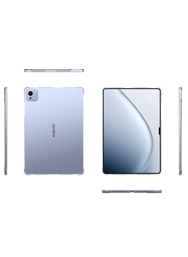 Case Compatible with Xiaomi Mi Pad 7 Ultra 14 inch 2025, Slim Case with Clear TPU Back, Air Cushion Protection Cover Supports Pencil - Image 5