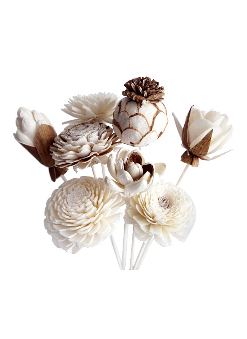 Exotic Aroma Exotic Aroma 8 Mixed Sola Flower Reed Diffuser by Plawanature 