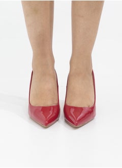 LAMARAPARIS Advika pointy court on 7.5cm special 2 circle heel red  - Image 5