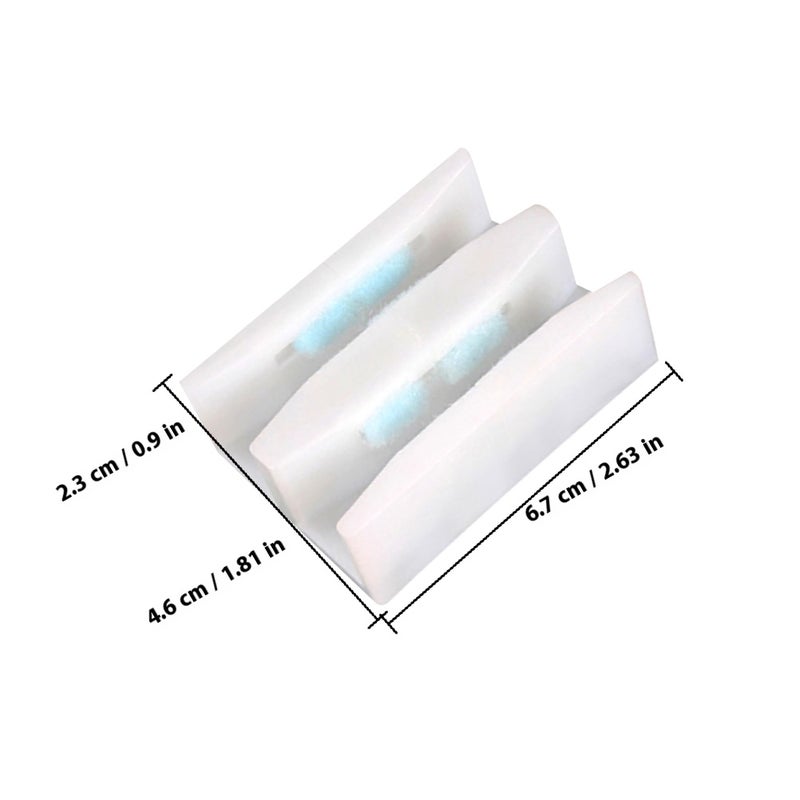 8pcs Sliding Shower Door Bottom Guides Sliding Door Track Guides Shower Door Guides for Sliding Doors - Image 2