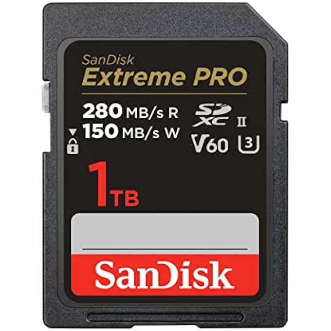 rayihni 1TB EXTREME PRO SDXC UHS-II MEMORY CARD - C10, U3, V60, 6K, 4K UHD, SD CARD - SDSDXEP-1T00-GN4IN - Image 1