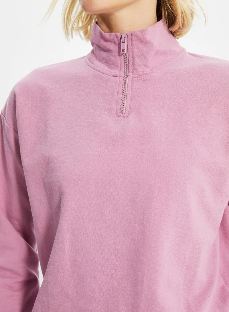 ترينديول Crew Neck Knitted Sweatshirt