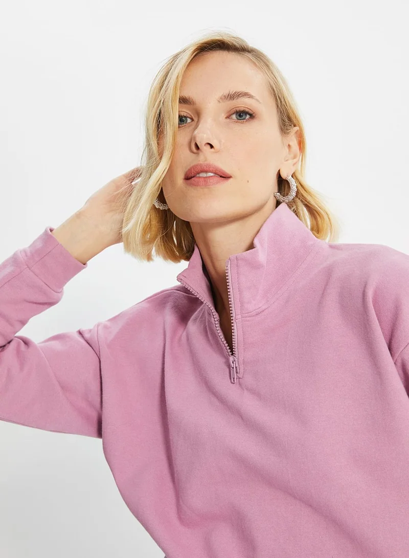 ترينديول Crew Neck Knitted Sweatshirt