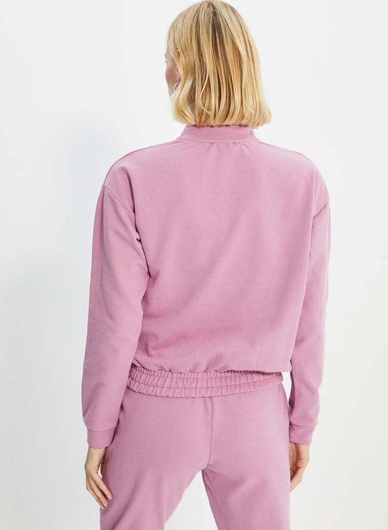 ترينديول Crew Neck Knitted Sweatshirt