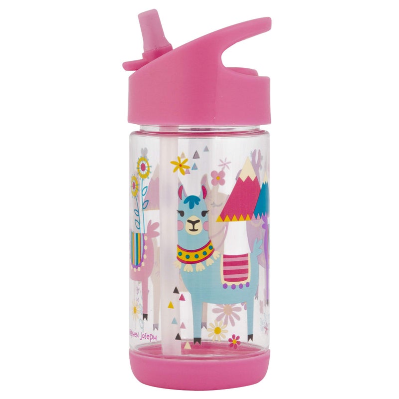 Stephen Joseph, Kids Flip Top Water Bottle, 10 oz Tritan BPA Free, Water Bottle for Girls & Boys, Back to School Flip Top Bottle, Llama - Image 3