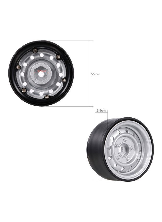 NIBEMINENT - 2-Piece Metal Wheel Hub Rim - Image 1