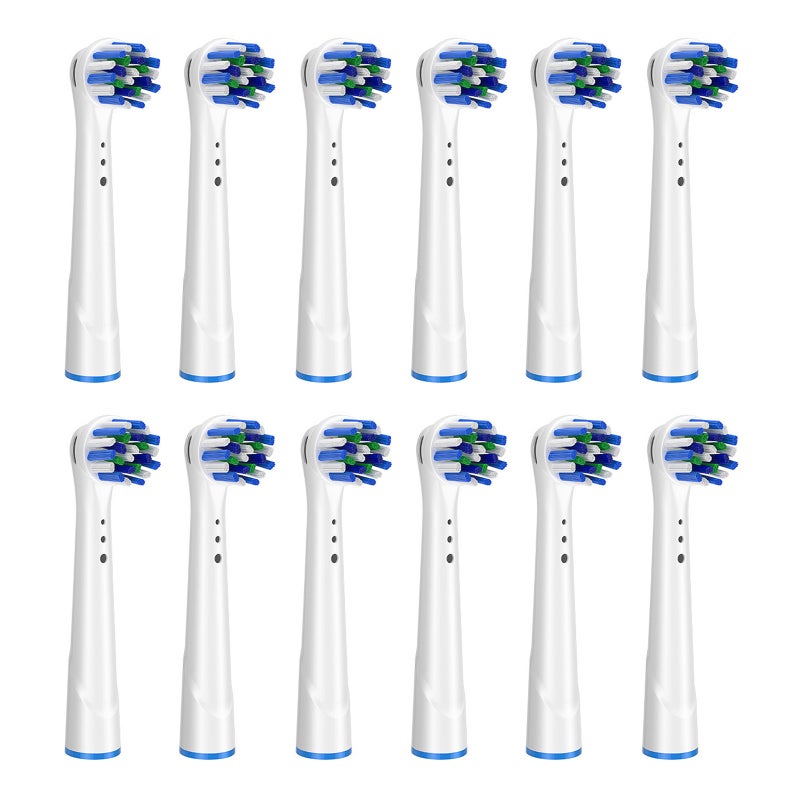 Electric Toothbrush Replacement Heads: Pack of 12 - Professional Extra Soft Sensitive Bristles for Effective Deep Plaque Removal for Adult Oral Dental Care - Image 5