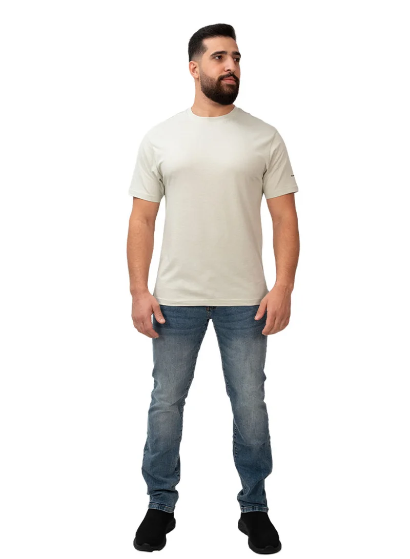 GIORDANO Men's Giordano Cotton Crewneck Slim Fit Tee - Short Sleeve