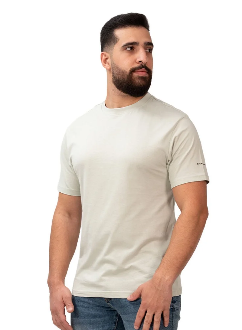 Men's Giordano Cotton Crewneck Slim Fit Tee - Short Sleeve