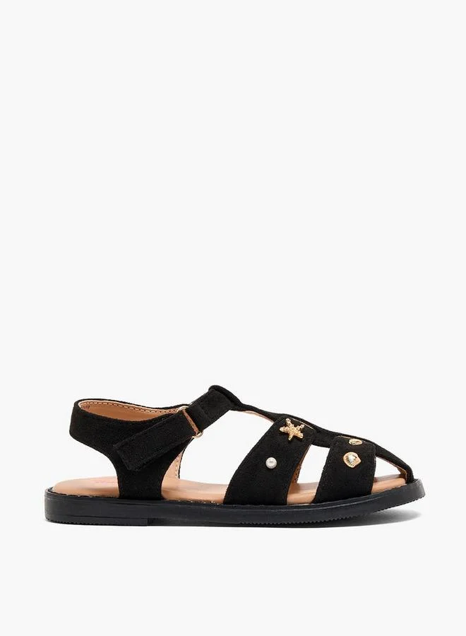 ليتل ميسي Girls Embellished Sandals