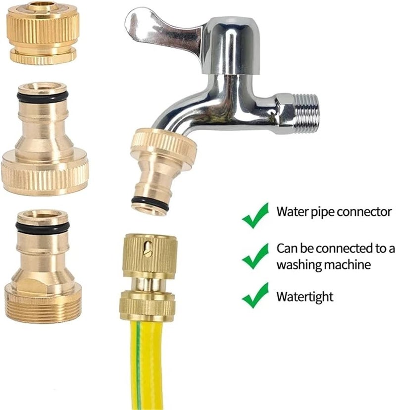 Garden Hose Quick Connect 10 Pcs Irrigation Coupling Adapter Drip Tubing Repair Fittings Color E - Image 5