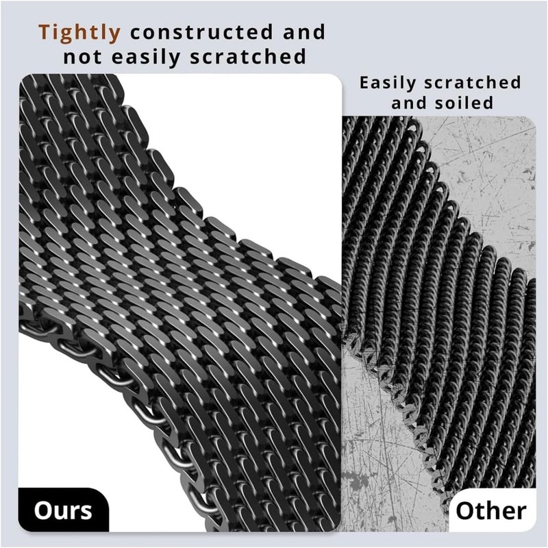 ACESTAR Magnetic Milanese Loop Compatible with Apple Watch Bands 49mm 46mm 45mm 44mm Men Women,Stainless Steel Metal Bands for iWatch Ultra 3/2/1 Series 11 10 9 8 7 6 5 4 SE 3/2/1 - Image 4