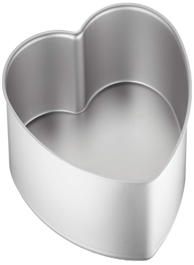 DECORA Prof 25 X H 7,5 CM Professional Heart Anodized Cake Pan, 27 x 26 x 8 cm, Silver - Image 1
