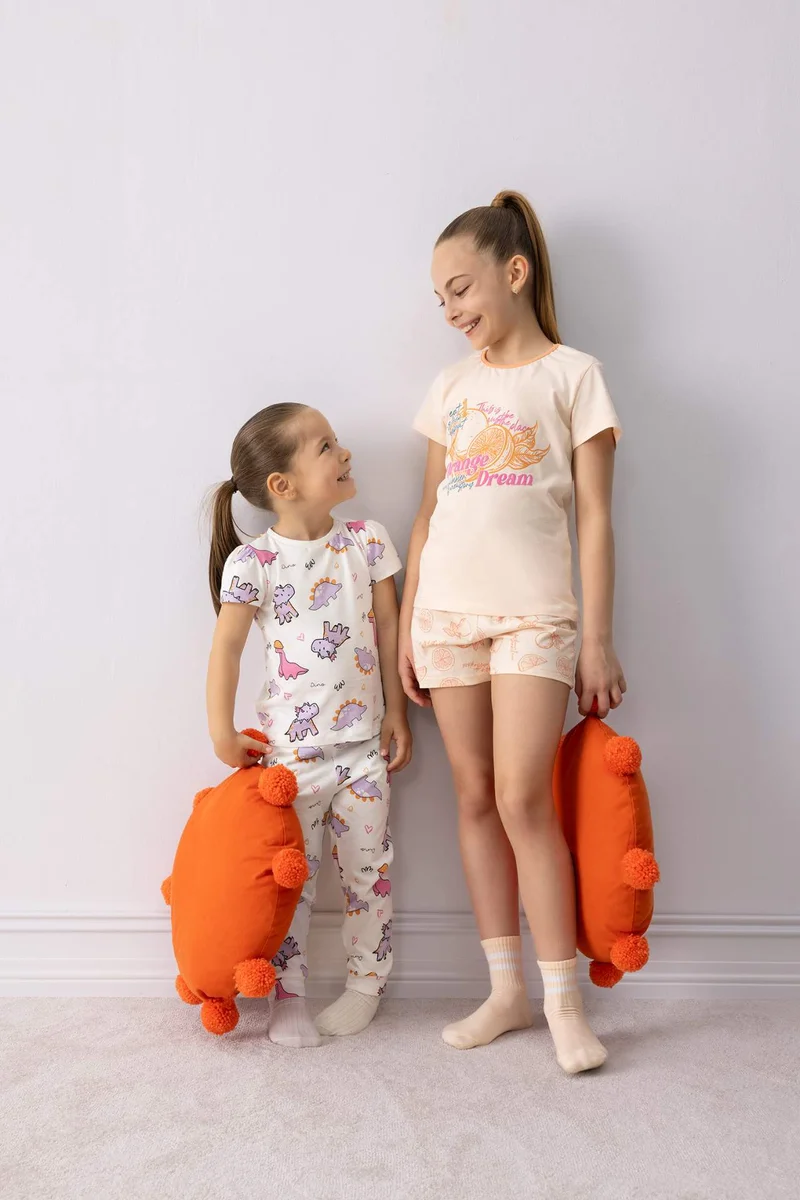 Defacto Girl Regular Fit 2 Piece Pyjamas Set