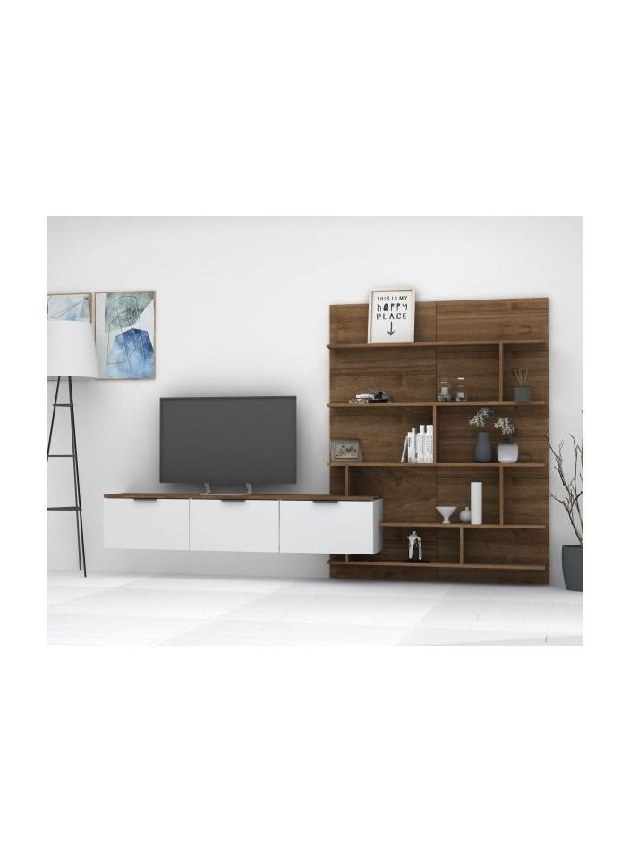 Soft Line Tv Table Walnut/White - pzsku/Z907546B9673346DDF5AFZ/45/_/1679818690/6303f7aa-0cf2-4d00-821e-30bf466c6e14