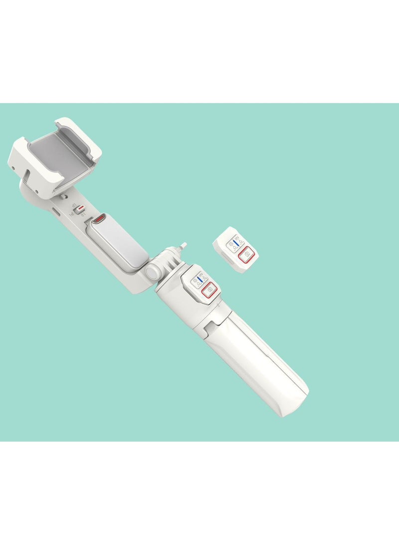 3-in-1 Foldable Gimbal Stabilizer Tripod with Bluetooth Remote – Selfie Stick for Smartphones, Vlog, Travel & Live Streaming - Image 1