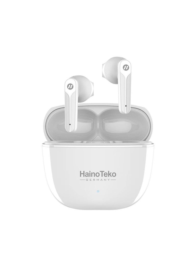 Haino Teko Haino Teko Germany True Wireless Earphone Air-15 with Bass Music and Super Clear Mic -White  - Image 1