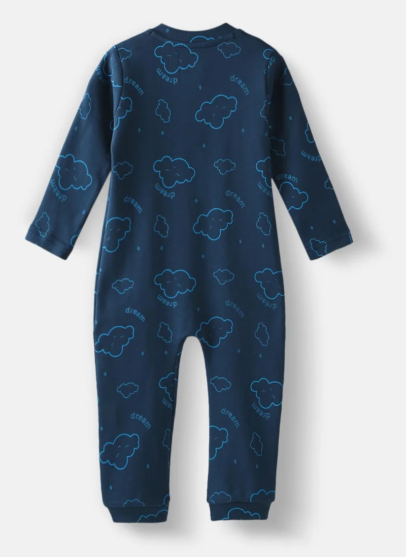 Nautinati  Nautinati Infants Premium Cotton Graphic Printed Pack of 2 Sleepsuits  | Best Price UAE