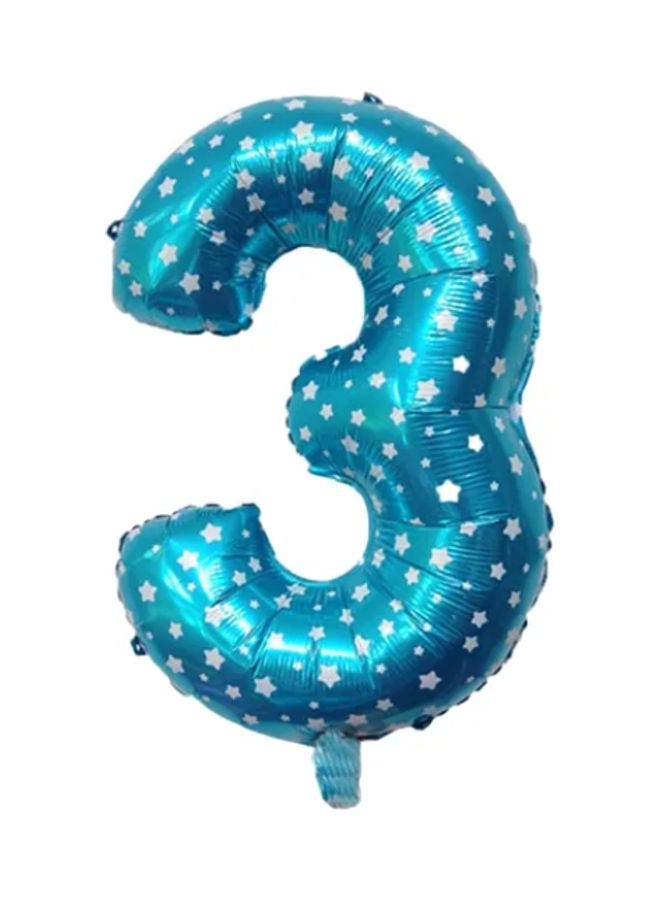 NIBEMINENT Birthday Party Number 3 Balloon With Banner Set - Image 3