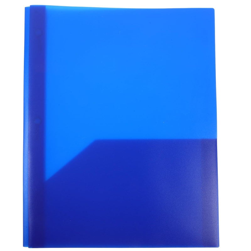 A4 Prong Folder with Pockets Binder Office Document Organizer Filing - Image 2
