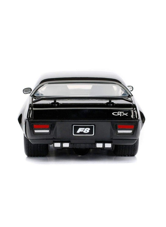 Jada Toys لعبة جادا تويز فاست آند فيوريوس 1:24 سيارة دوم's بليموث جي تي إكس مصنوعة من المعدن، ألعاب للأطفال والبالغين، سوداء، قياسية - Image 2