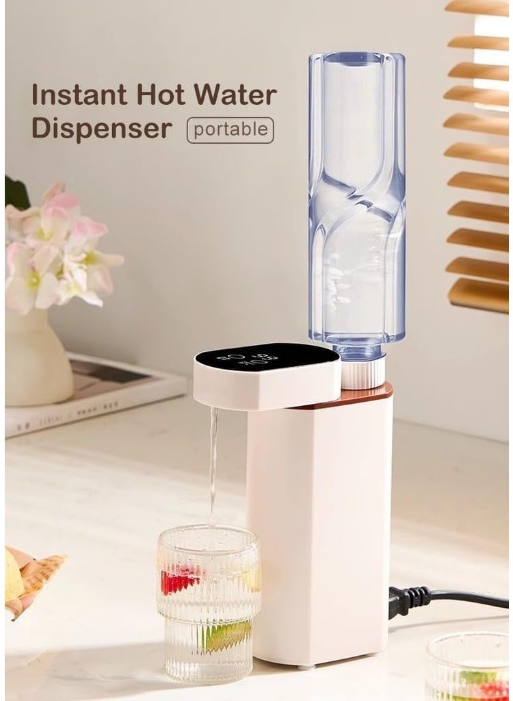 7MD سخان مياه محمول، نظام تسخين سريع 2000 واط مع 5 مستويات حرارة قابلة للتعديل، جهاز مياه ساخنة مدمج وموفر للطاقة للاستخدام في المنزل والمطبخ والحمام والسفر - Image 4