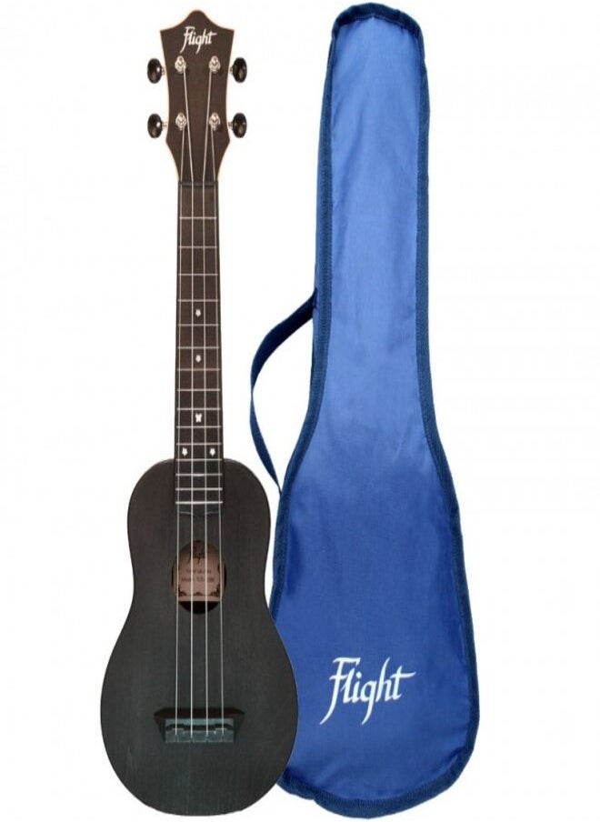 FLIGHT TUS35BK - TRAVEL SOPRANO UKULELE 