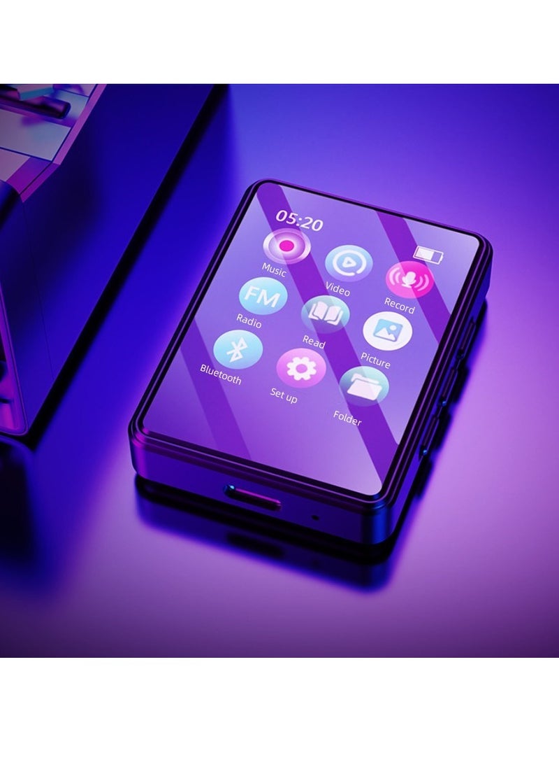EHOME - 16GB Mp3 Player, Full Touch Mirror Screen, Fm Radio, for Exercising, Travelling - Image 1