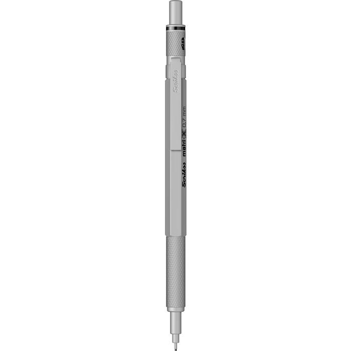 Scrikss Matrix Mechanical Pencil Metallic Light Grey 0.7 mm Model 95710