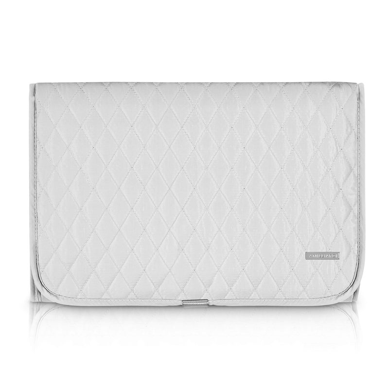 AMILLIARDI Portable Diaper Changing Pad Stylish & Chic by AMILLIARDI for Travel w/Baby, Infant & Newborn, Changing Mat Portable (Grey) - Image 1