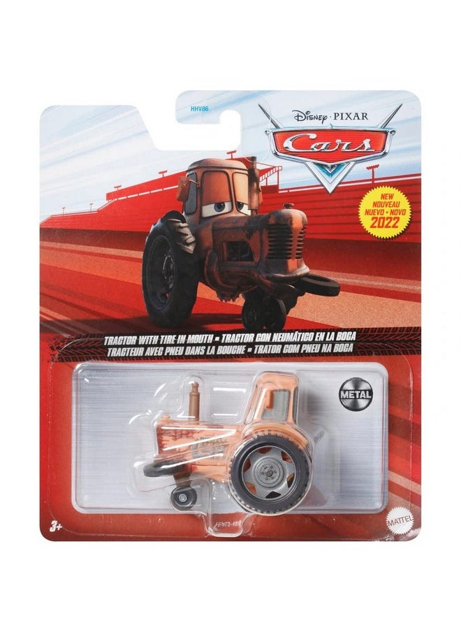 Disney Cars - Pixar Cars Tractor With Tire In Mouth, Metal Series 1:55 Scale - Image 1