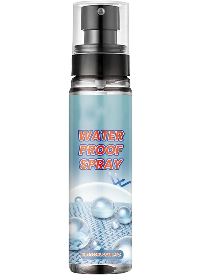 Nano Rain Stain Waterproof Spray, Shoe Protector and Water Repellent for Shoes, Bags & Fabrics, Long-Lasting Nano Technology Protection, Chrome Finish, 100ml (1 Pcs) - Image 1