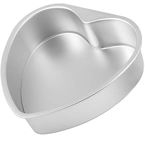 ZOENHOU 4 PCS 5" 6" 8" 10" Heart Shaped Cake Pans with Removable Bottom, Aluminum Heart Shaped Cake Pans Set, Non Stick Cake Pan for Oven Baking - Image 5