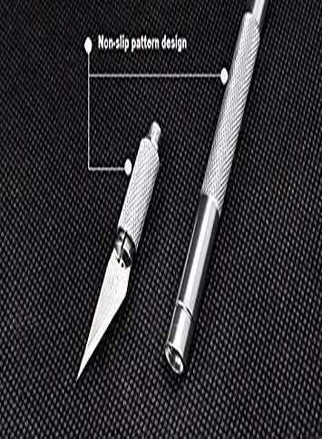KRAFTMASTERS� Detail Pen Cutter With 10 Interchangeable Blades For Carving and Paper Cutting - Image 2