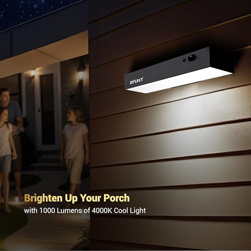Dylect® Luxe Bright LED Solar Down Light for Name Plate Outdoor Garden, Home Entrance, Balcony/Solar Home Décor Light | Guaranteed 24Hr Runtime with Motion Sensor | IP54 Waterproof (Natural White) - Image 2