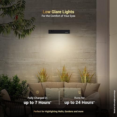 Dylect® Luxe Bright LED Solar Down Light for Name Plate Outdoor Garden, Home Entrance, Balcony/Solar Home Décor Light | Guaranteed 24Hr Runtime with Motion Sensor | IP54 Waterproof (Natural White) - Image 5