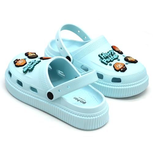 SVAAR x Harry Potter Women's Magical Clogs with Authentic Harry Potter Charms and Adjustable Back Strap Blue - Image 5