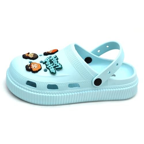 SVAAR x Harry Potter Women's Magical Clogs with Authentic Harry Potter Charms and Adjustable Back Strap Blue - Image 4