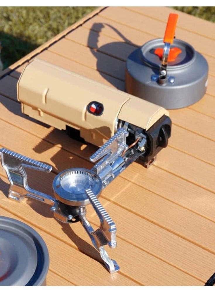 Portable Stove, Camping Stove, 2600W with Electronic Ignition, Butane Stove with Carrying Bag for Cooking, Camping, Picnic, Hiking - Image 5