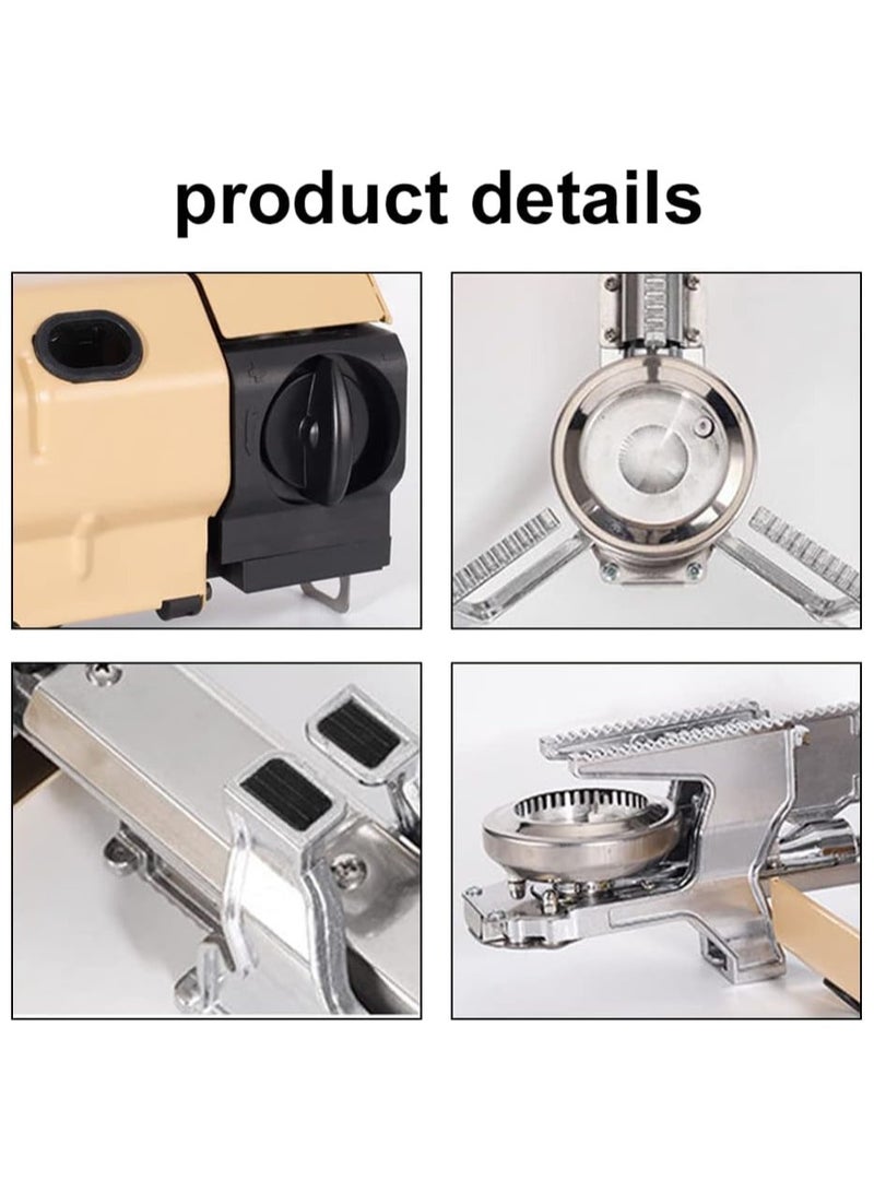 Portable Stove, Camping Stove, 2600W with Electronic Ignition, Butane Stove with Carrying Bag for Cooking, Camping, Picnic, Hiking - Image 3