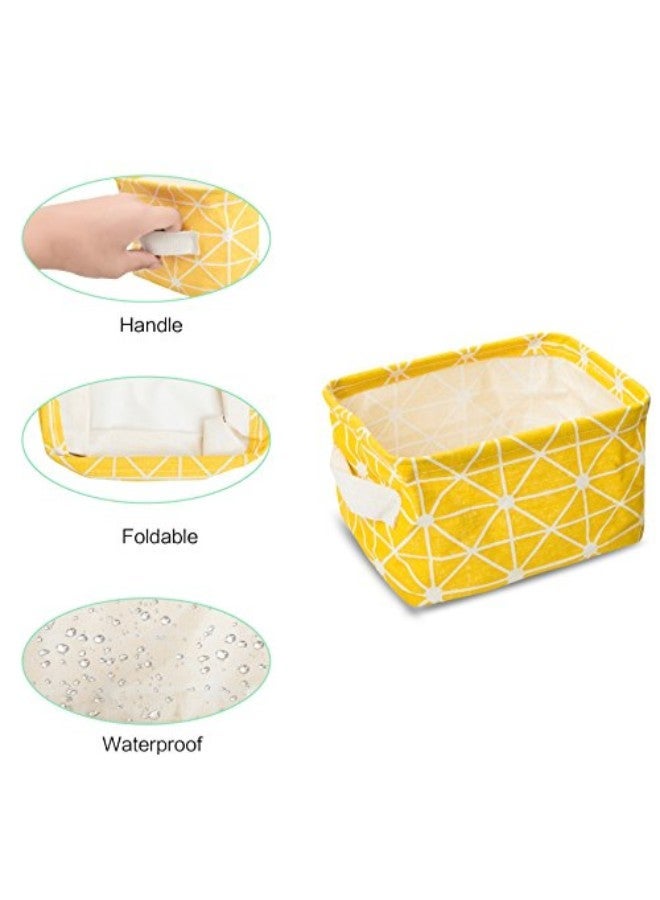 NIBEMINENT 4-Piece Collapsible Mini Storage Basket Set - Image 2