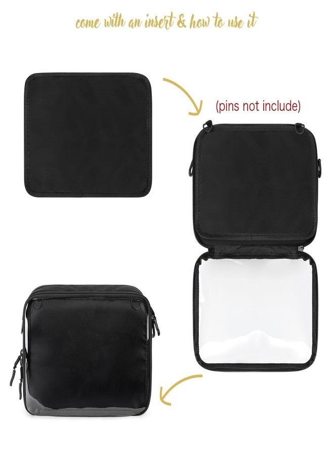 STEAMEDBUN Ita Bag Crossbody Small Ita Purse Pin Display Bag with Insert - Image 3