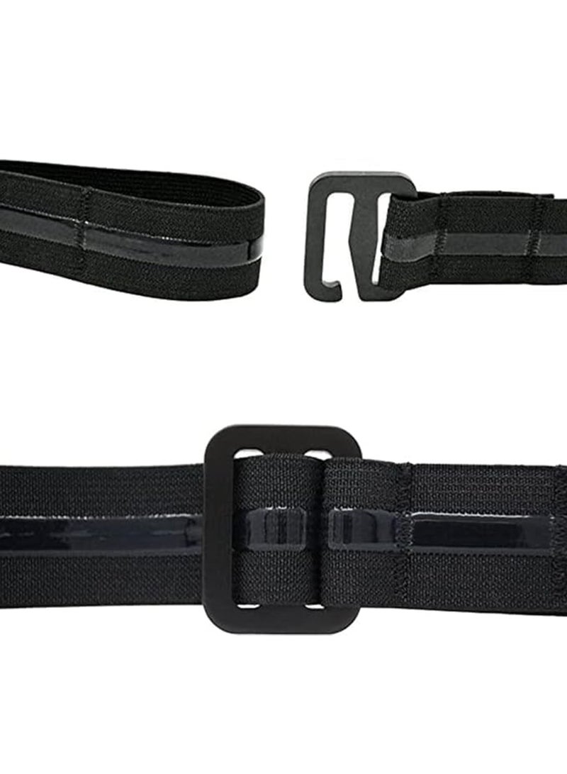1 Pcs Men Shirt Stays Shirt Lock Belt,Shirt Stays Adjustable Elastic Shirt Holder Keeps Shirt Tucked in for Men,Garter Belt Man Shirt Men’s Shirts Universal Men and Women Lock 110CM - Image 4