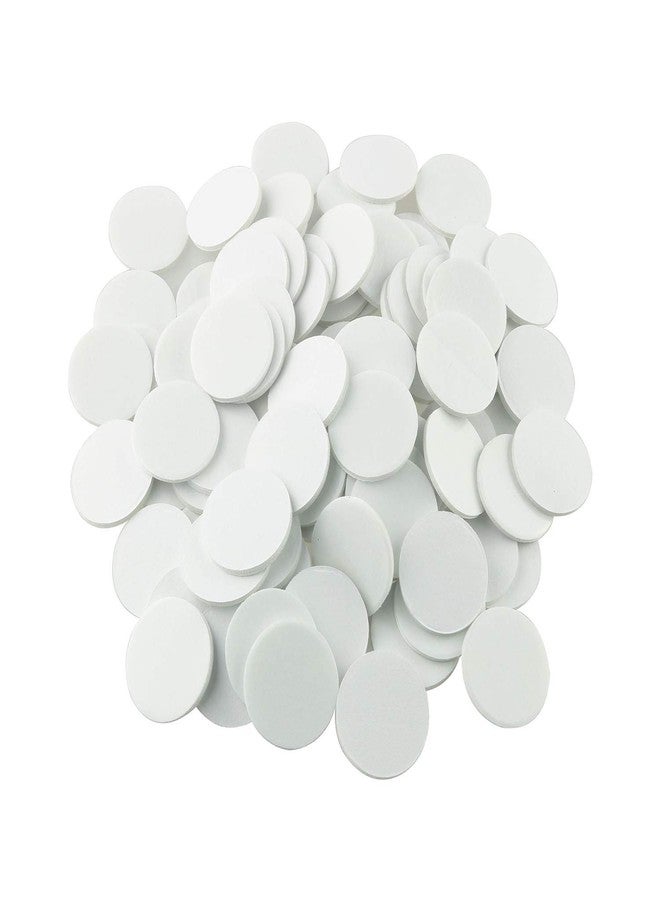 Tegg 100PCS 20mm Heat-Resistant Wick Double-Sided Foam Stickers and 100PCS Candle Wick Metal Sustainer Tabs for DIY Candle Making - Image 2
