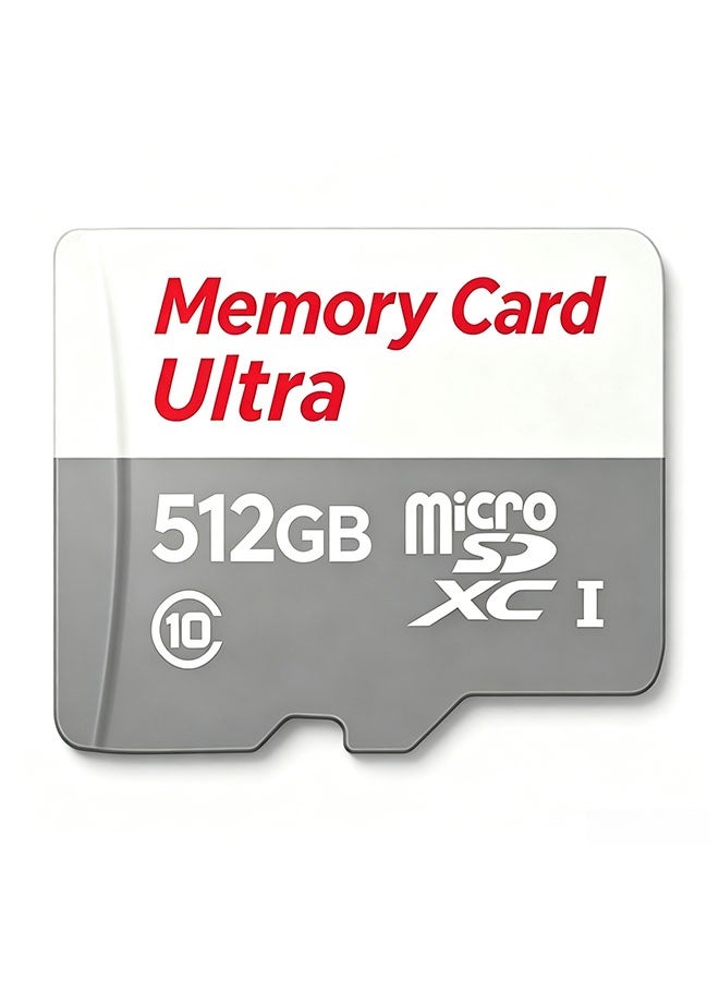 512GB High-End Storage Card, In MicroSDXC Format, Supports Full HD Video, Suitable For Smartphones, Dash Cams, Action Cameras And Surveillance Cameras. - Image 1
