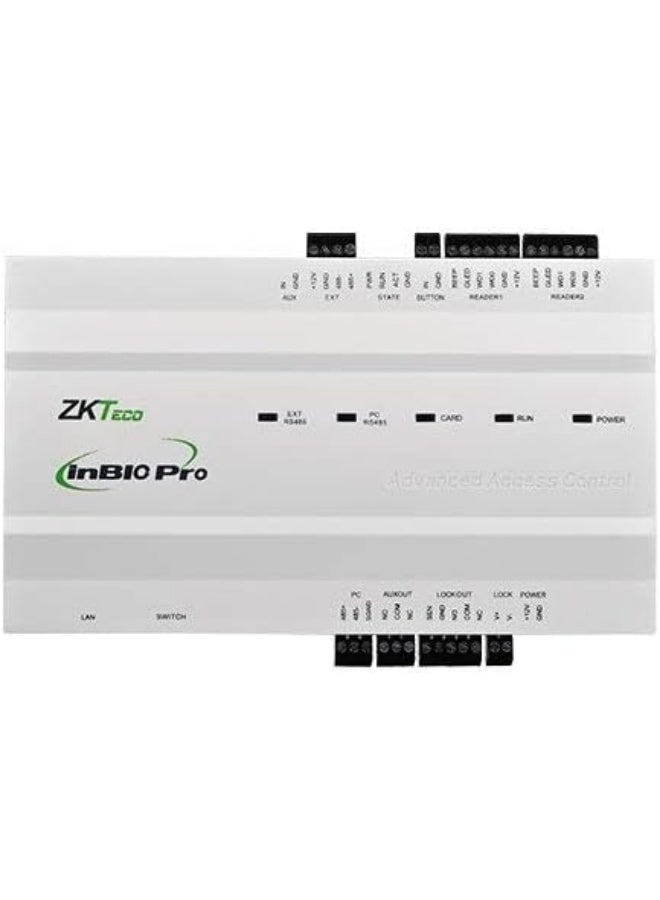 زد كيه تيكو ZKTeco InBio 460 Pro IP-Based Biometric Fingerprint Entry Access Control Panel for Controlling 4 Doors - Image 3