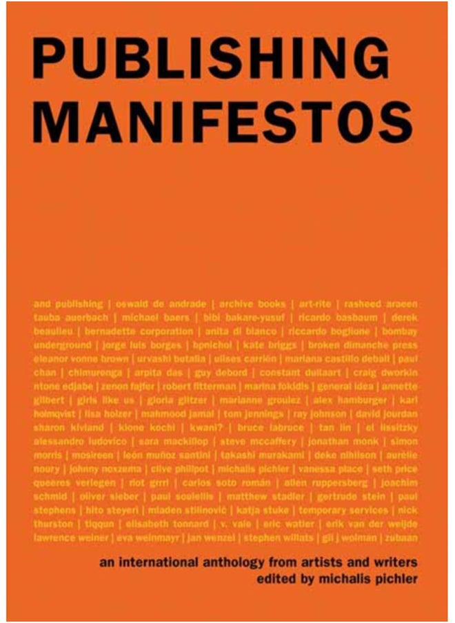 null - Publishing Manifestos : An International Anthology from Artists and Writers - Image 1
