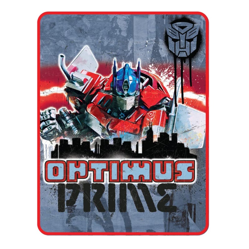 Franco Franco Collectibles Transformers Rise of The Beasts Movie Bedding Super Soft Micro Raschel Throw  46 in x 60 in  (Official Licensed Product) - Image 1