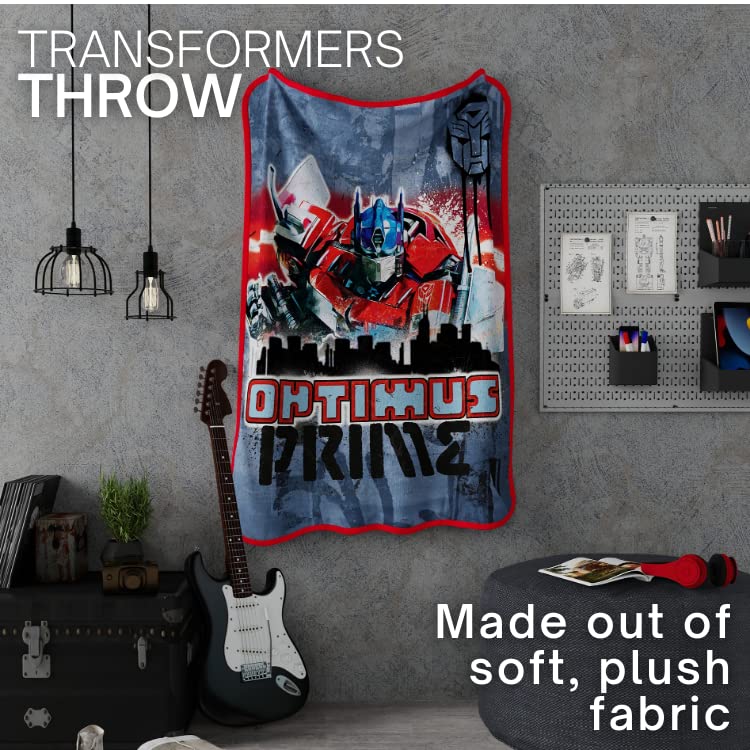 Franco Franco Collectibles Transformers Rise of The Beasts Movie Bedding Super Soft Micro Raschel Throw  46 in x 60 in  (Official Licensed Product) - Image 2
