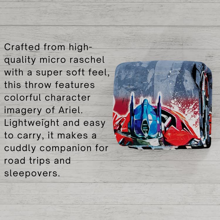 Franco Franco Collectibles Transformers Rise of The Beasts Movie Bedding Super Soft Micro Raschel Throw  46 in x 60 in  (Official Licensed Product) - Image 3